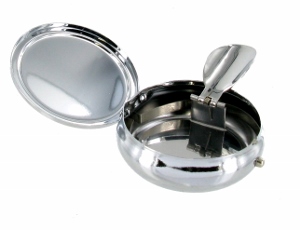 Polished Steel Pocket Ashtray - PA3 